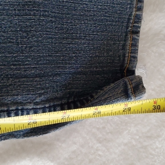 Levis Classic Bootcut Distressed Grunge Misses Jeans Size 6 - Picture 8 of 9